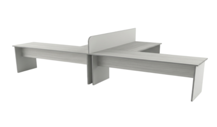 ESCRITORIO EJECUTIVO EN MELAMINA 2 PUESTOS DE TRABAJO