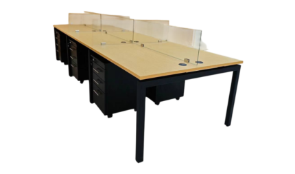 ESCRITORIO METALICO EJECUTIVO 6 PUESTOS DE TRABAJO