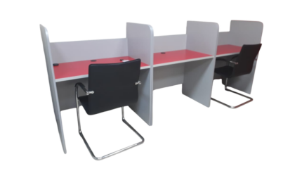 ESCRITORIO EJECUTIVO EN MELAMINA 3 PUESTOS DE TRABAJO